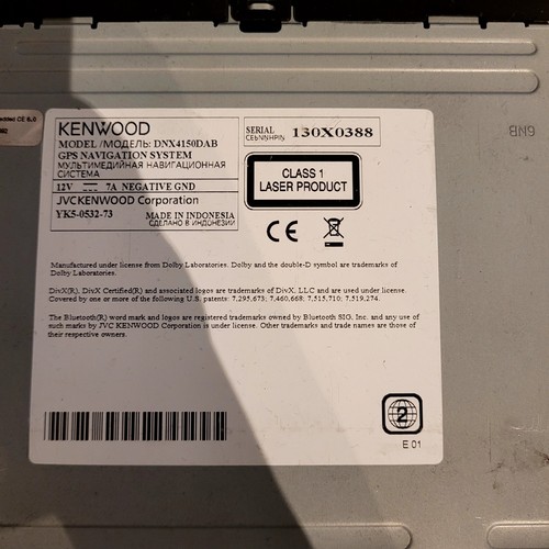 Kenwood dnx4150dab spares - ,